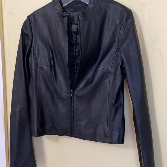 BCBG 100% Leather Jacket - Picture 3 of 4
